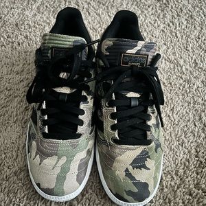Adidas camo sneakers